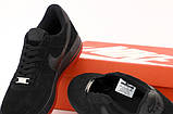 Кросівки чоловічі замшеві Nike Air Force "Чорні" р. 41-45, фото 2