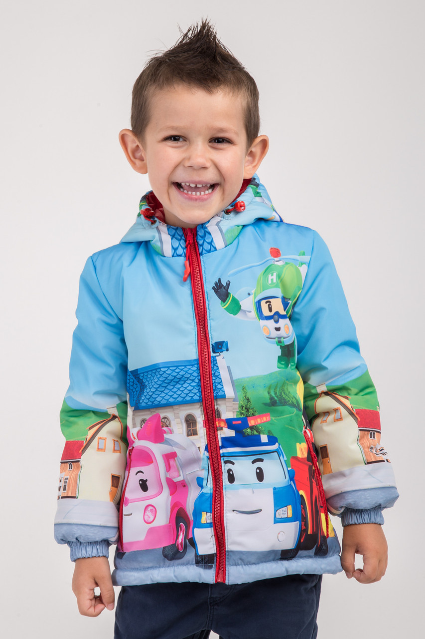 Куртка дитяча для хлопчика осіння розмір 110,116