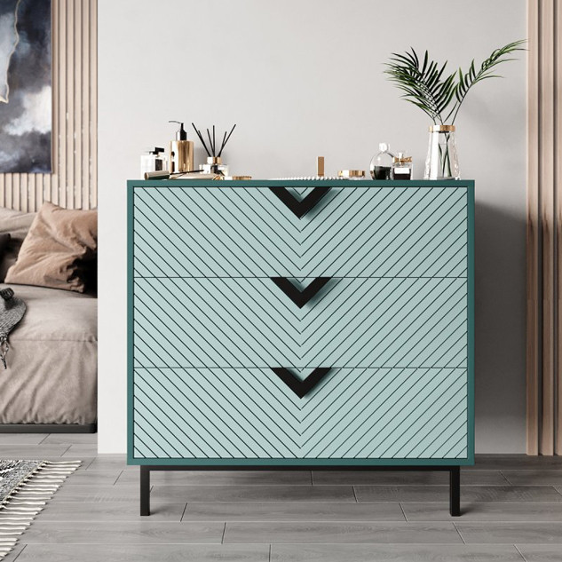 Комод "Оксфорд" Чорний, фото 1