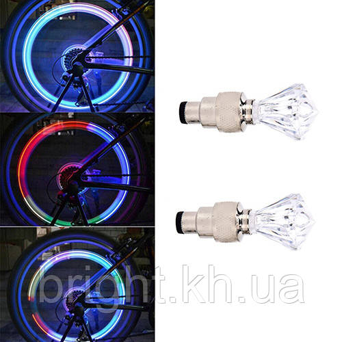 Велозолотник 821-1RGB, 5 кольорів, 3xAG10