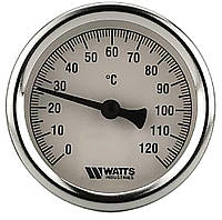 Термометр биметаллический аксиальный Watts F+R801 (Т 63/50 D-63mm 0-120°C L-50mm)