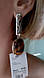 Срібний комплект із тигровим оком, фото 2