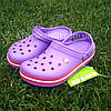 Сабо Crocs Crocband Clog 43 р 27.7-28.2 см, Фіолетові з червоним 11016-M10/W12 Purple/Candy/Pink, фото 3