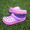 Сабо Crocs Crocband Clog 43 р 27.7-28.2 см, Фіолетові з червоним 11016-M10/W12 Purple/Candy/Pink, фото 2