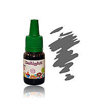 Рідкий харчовий барвник Сірий 10ml Delight. на водній основі