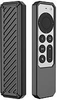 Чехол для пульта Apple TV 4K 2021 Siri Remote (Противоударный) Black