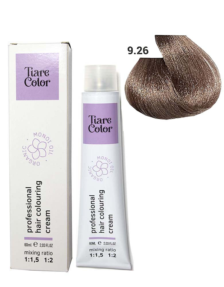 Крем-фарба для волосся Tiare Color №9.26 Very light irisee red blonde 60 мл