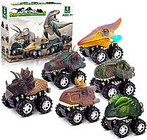 Dinosaur Toys набір машинок 6 шт.