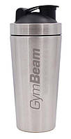 GymBeam Shaker Steel Silver 750 ml