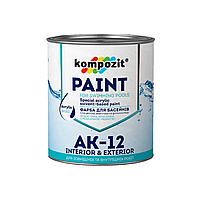 Краска для бассейнов Kompozit АК-12 голубой 2.8кг