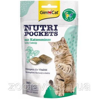 Подушечки Gimcat NutriPockets з котячою м'ятою і мультивітамін 60г