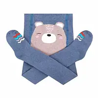 Колготки дитячі зимові махрові 86-92 ТМ "Дюна" / 4942-1982-джинс