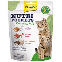 GimCat Nutri Pockets Country Mix (утка, говядина, индейка) 150г