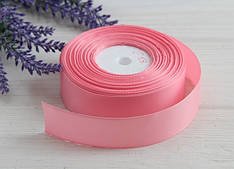 Репс 2,5 см, пастельний рожевий РУЛОН