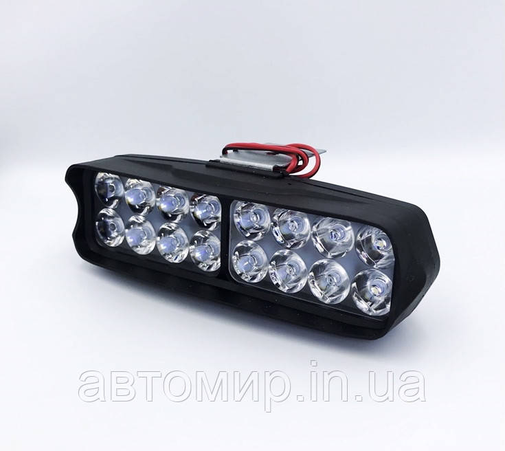 LED фара 12-24 Вольт. Світлодіодна лэд фара 16 діодів L-23.