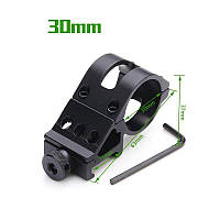 Кріплення на рейку Weaver/Picatinny, 30 мм (бічне)