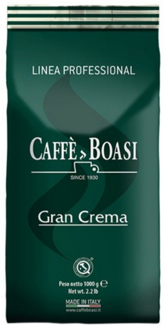ОРИГІНАЛ! Кава в зернах Caffe Boasi Gran Crema 1кг, 60/40 Італія
