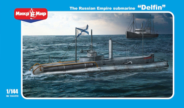 Пластикова модель 1/144 Mikro Mir 144-010 'Delfin' Russian Empire Submarine