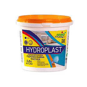 Гідроізоляційна мастика NanoFarb Hydroplast 1.4кг