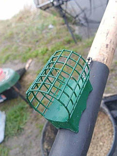 Фідерна Годівниця з грунтозацепами 110г "Хард грін" (80г - 150г) Годівниця фідерна для течії (К20)