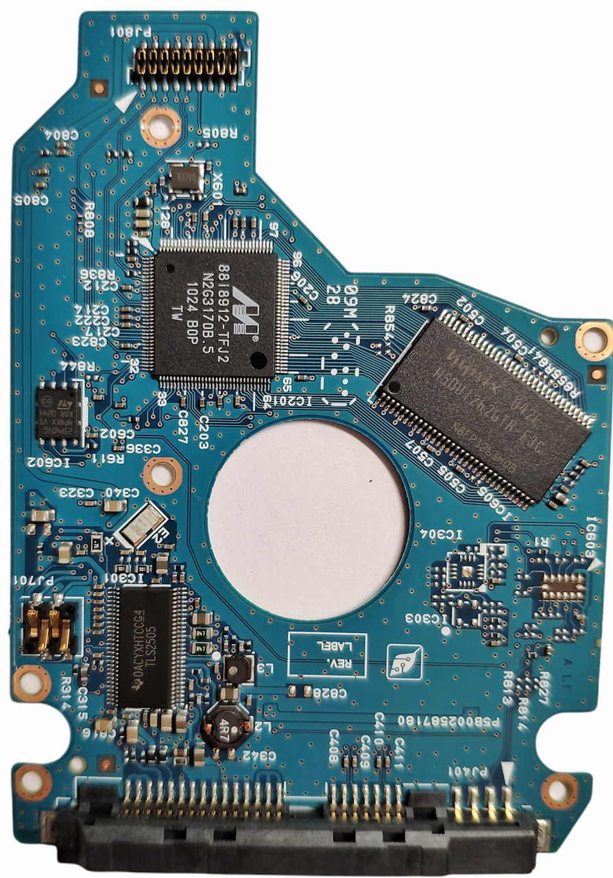 Плата HDD PCB G002587-0A FKN77E A002587-0 Toshiba MK1656GSY MK2556GSY MK3256GSY MK5056GSY
