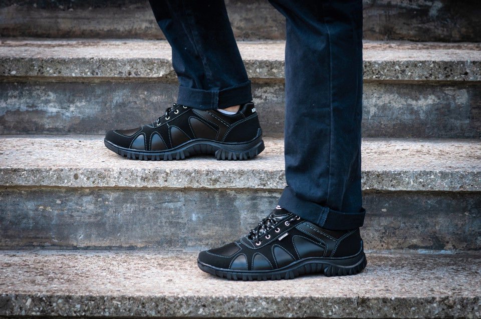 Кроссовки Мужские Черные Демисезонные Прошитые — Купить Недорого на ...