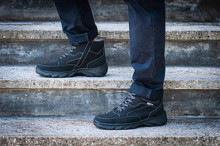 Черевики чоловічі чорні зимові