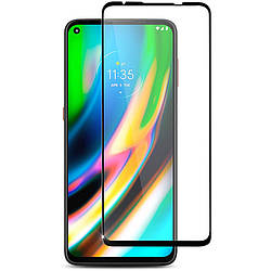 Захисне скло Full screen PowerPlant для Motorola G9 Plus, Black