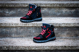 Черевики зимові підліткові дитячі чорні