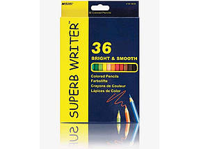 Олівці Superb Writer 36 кольорів №4100-36CB ТМ MARCO