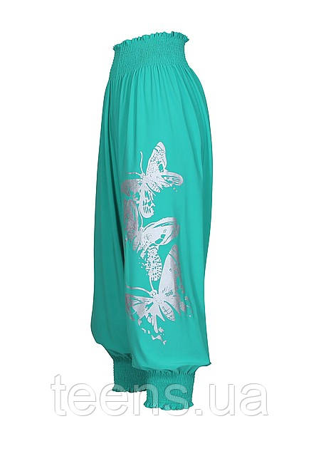 Літні капрі для повних жінок Метелики, фото 1