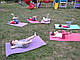 Дитячий одношаровий спортивний килимок "МАЛЮК МІНІ" для занять танцями,фітнесом, спортом.Розмір 1.10 м на 0.5м, фото 6