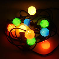 Гирлянда уличная Ретро Лампочки Цветные LED 50 10 шт 5 м
