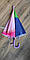 Парасолька тростина палиця напівавтомат дитяча для дітей купол- 82 см Спиці металеві — 8 шт., фото 4
