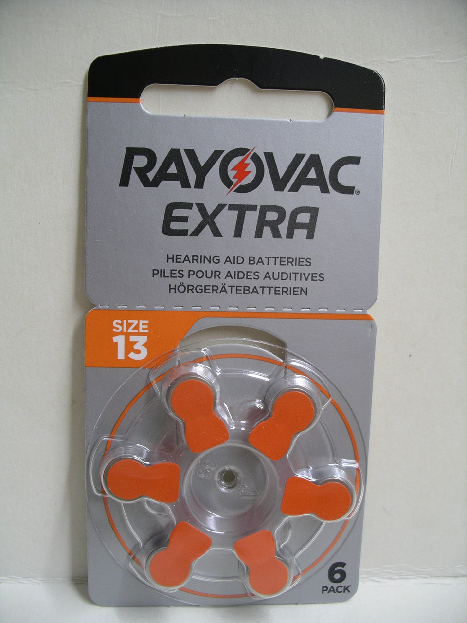 Батарейка Rayovac ZA13 для слухових апаратів