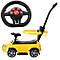 Дитяча машинка каталка толокар Bambi M 3503A-6 жовтий, фото 2