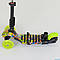 Самокат 5 в 1 триколісний 55945 Best Scooter Сонечко абстракція салатовий, фото 2
