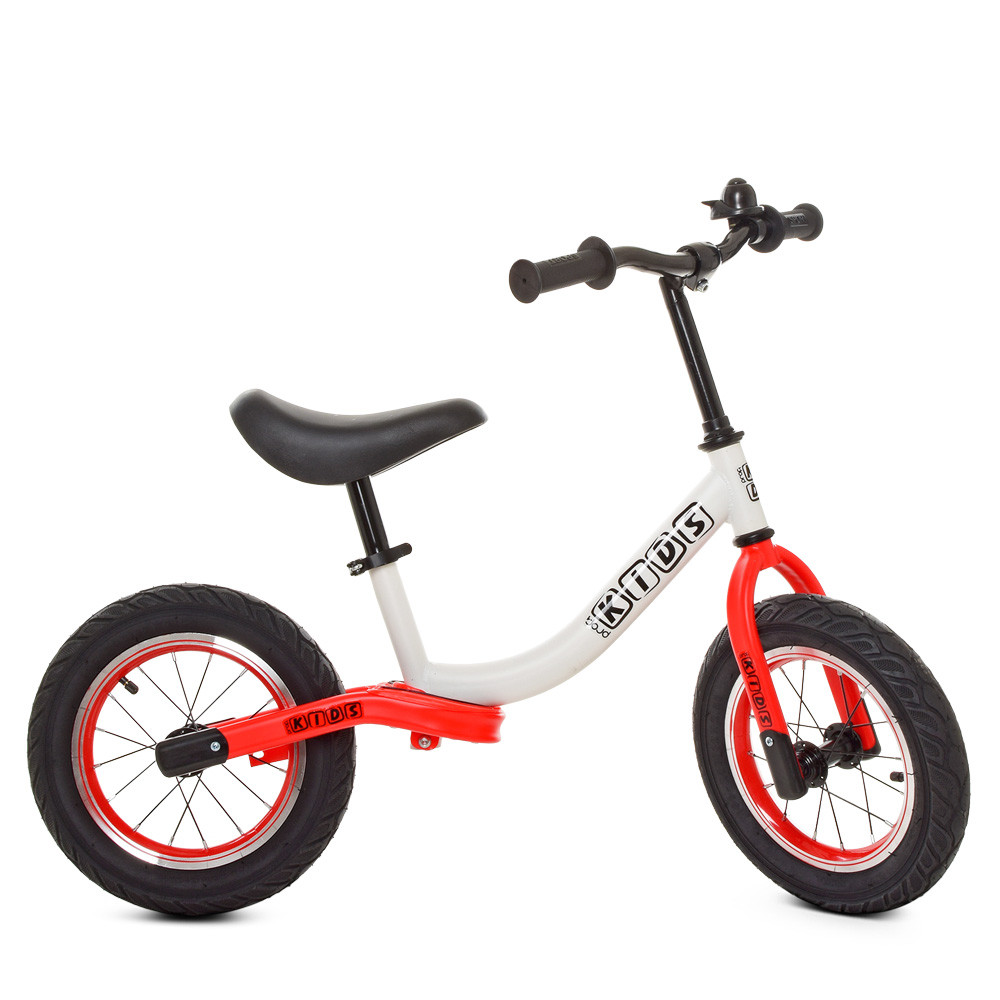 Беговел дитячий PROFI KIDS M 5460A-7 12 дюймів біло-червоний** - фото 1 - id-p1466158648