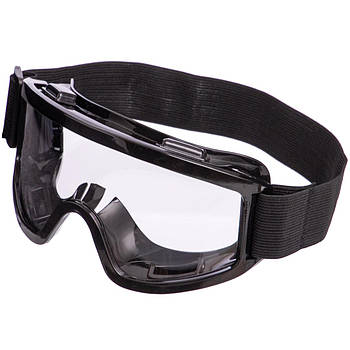 Захисні тактичні окуляри-маска SP-Sport MS-908 колір оправи чорний, лінзи прозорі