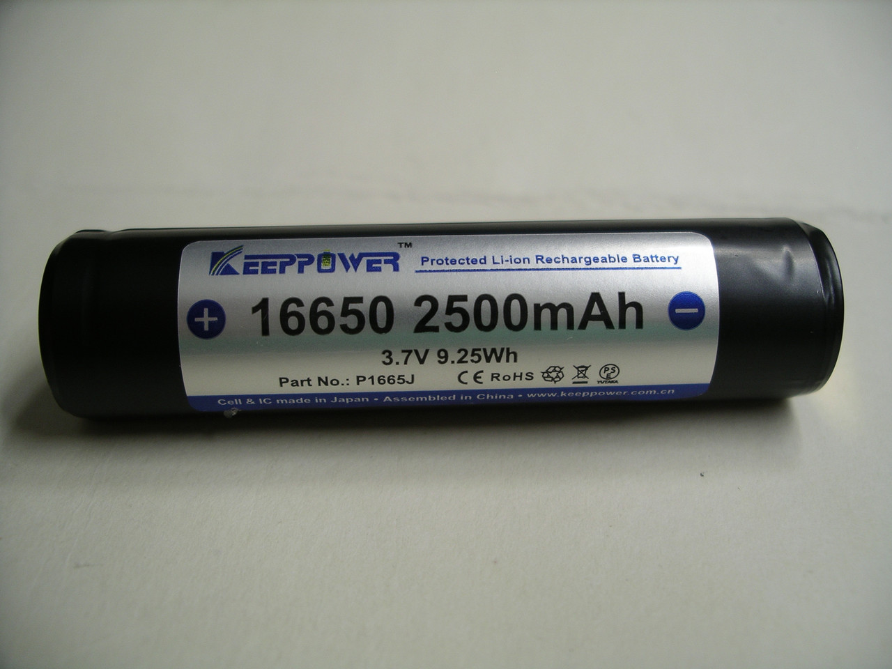 Акумулятор KEEPPOWER 16650 2500mAh