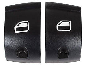 Audi A3 II (8P) 03-13 накладки кнопок склопідіймача в панель ліва 2 шт. комплект., арт. DA-10060