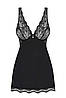 Комплект жіночий із сорочки та трусиків Obsessive LUVAE BABYDOLL&thong, фото 5