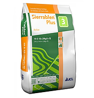 Удобрение для газона Sierrablen Plus Active (19+05+18) 3мес на 7-10 соток 25 кг