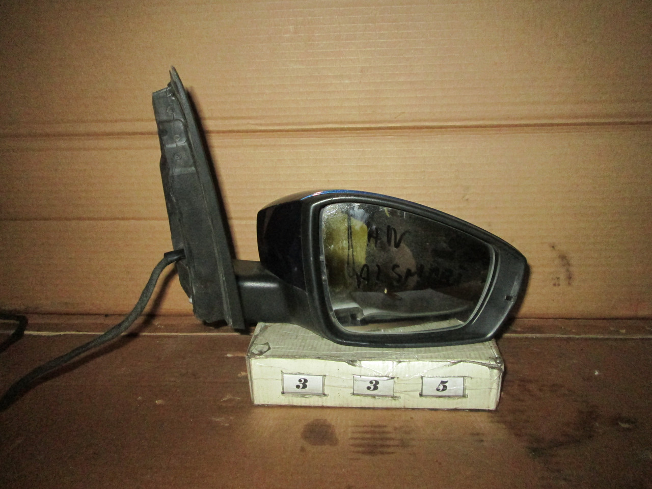 No335 Б/в дзеркало бокове праве 6R2857502BG для VW Polo 6R 2009-2017, фото 1