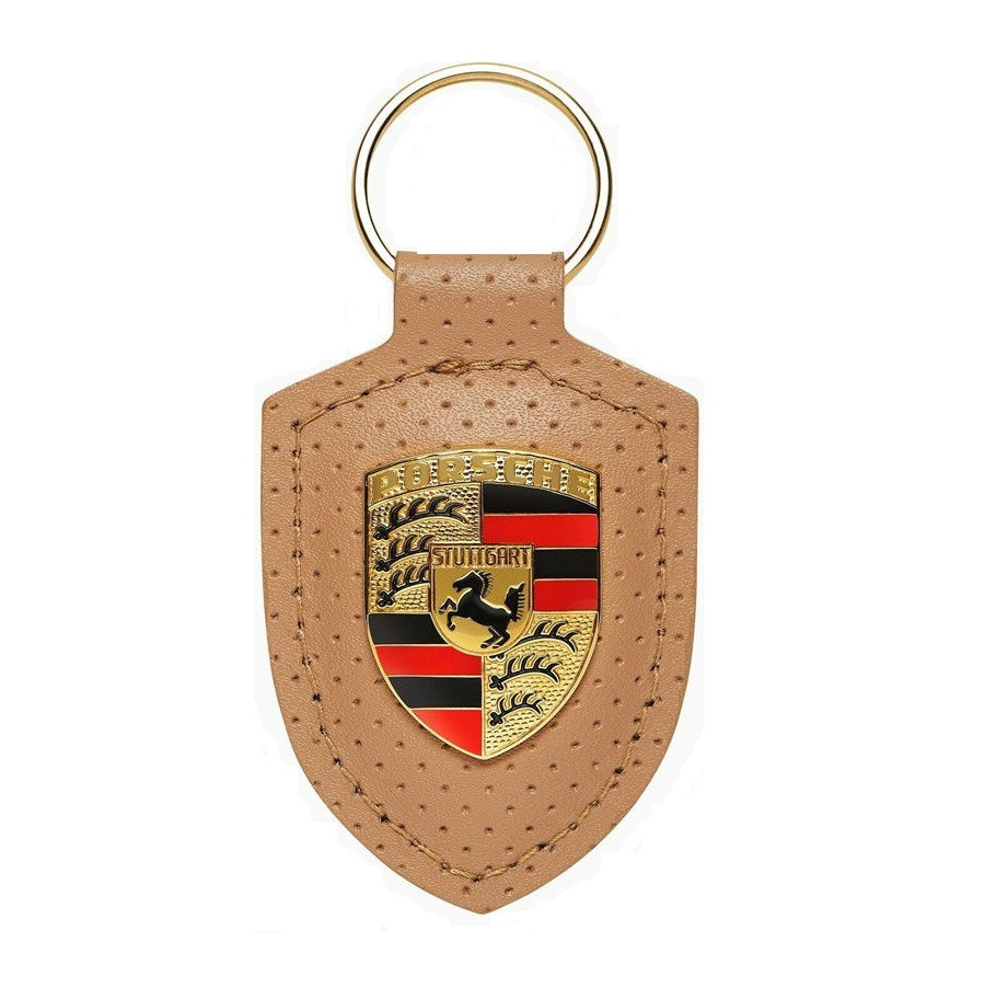 Брелок Porsche Heritage perforated beige (WAP0500900LHRT)