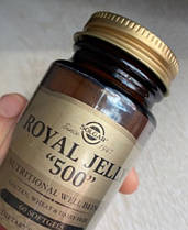 Маточне молочко 500 Solgar Royal Jelly "500" 60 капсул, фото 2