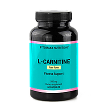 Л-КАРНИТИН (зниження ваги і схуднення) L-CARNITINE 60 капсул, 100% формула