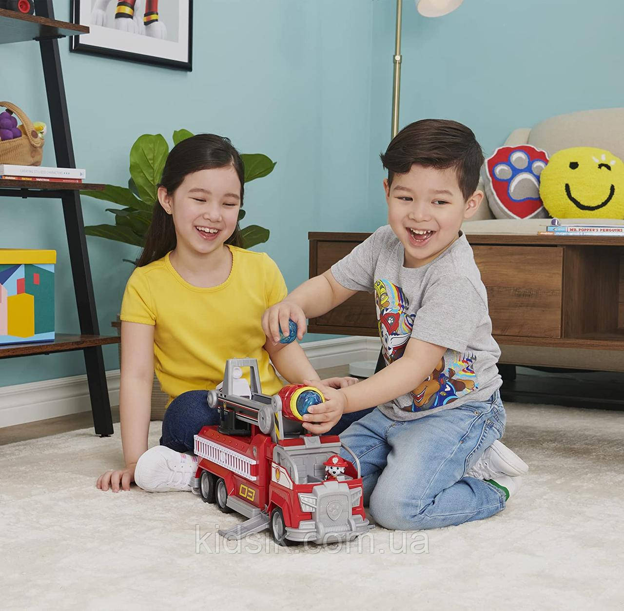 ПОЖЕЖНА МАШИНА РЯТУВАЛЬНИКА І ЩЕНЯ МАРШАЛЛ. PAW PATROL ЩЕНЯЧИЙ ПАТРУЛЬ.