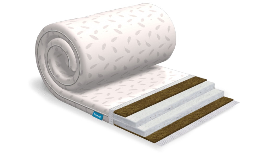 Тонкий матрац топпер-футон SleepRoll Ultra Kokos Usleep