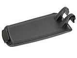 Audi A4 B6 00-04 кришка підлокітника з кнопкою і оббивкою комплектект чорна штучна шкіра товсті петлі, фото 3